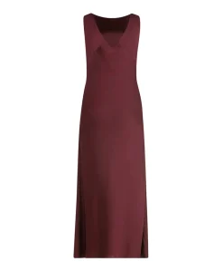 Dames jurk bordeaux