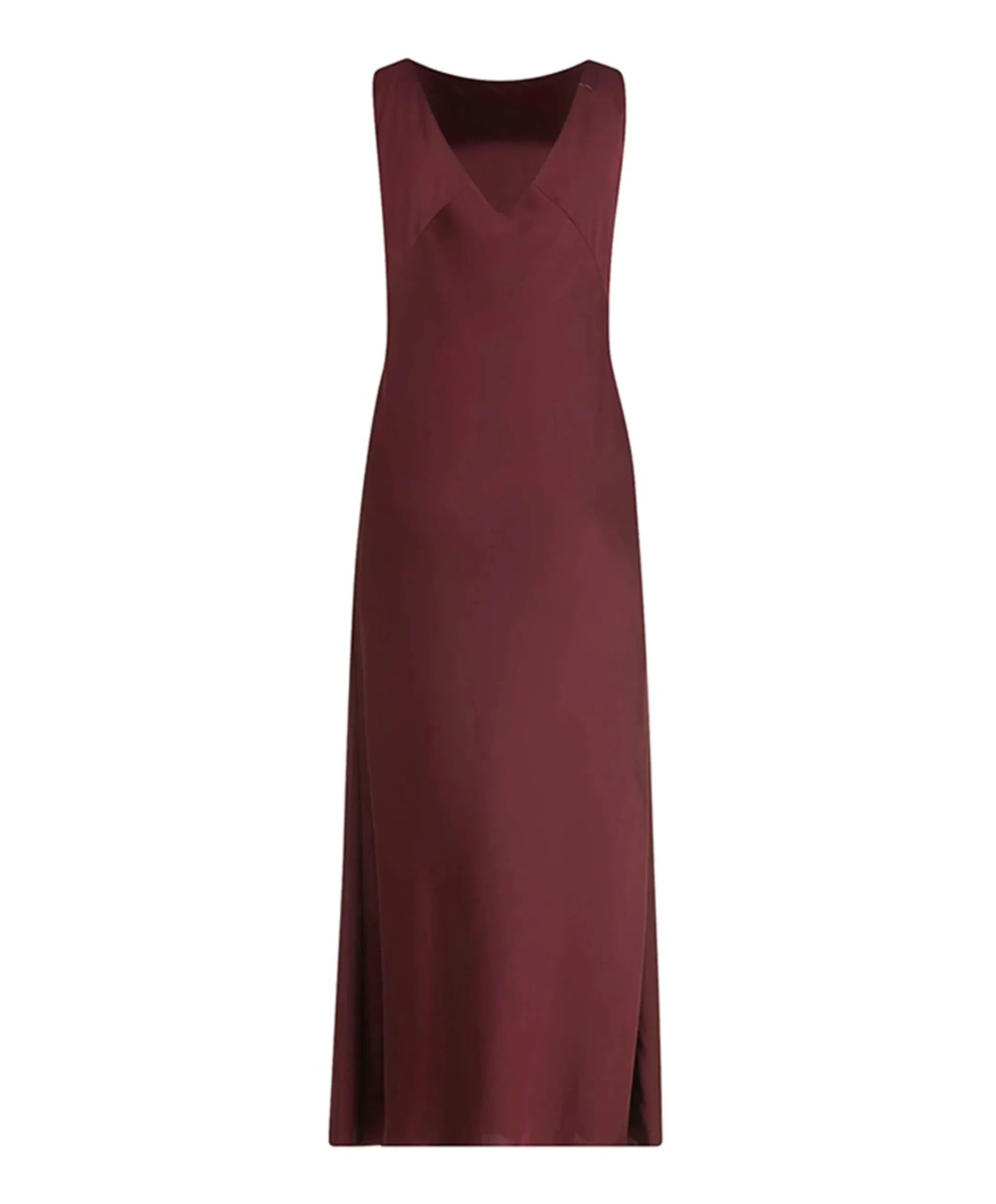 Dames jurk bordeaux