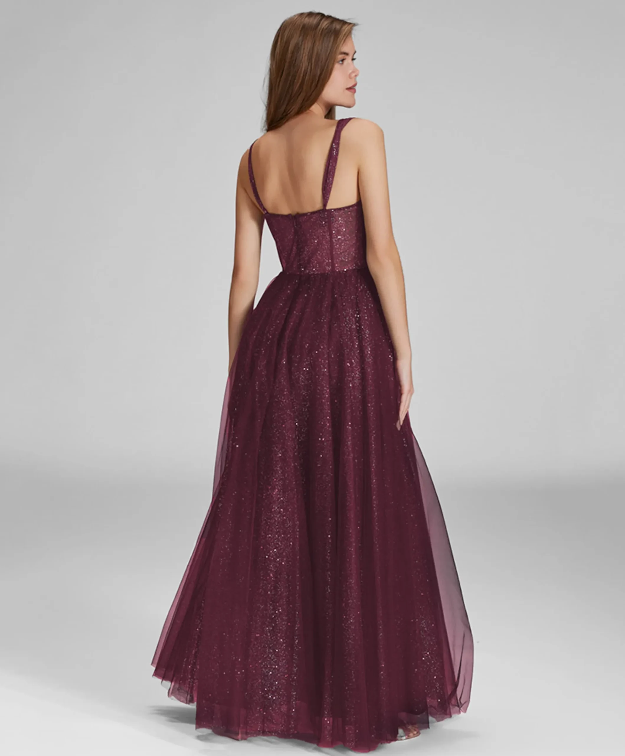 Dames jurk bordeaux