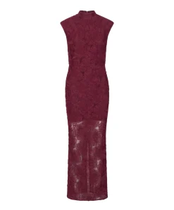Dames jurk bordeaux