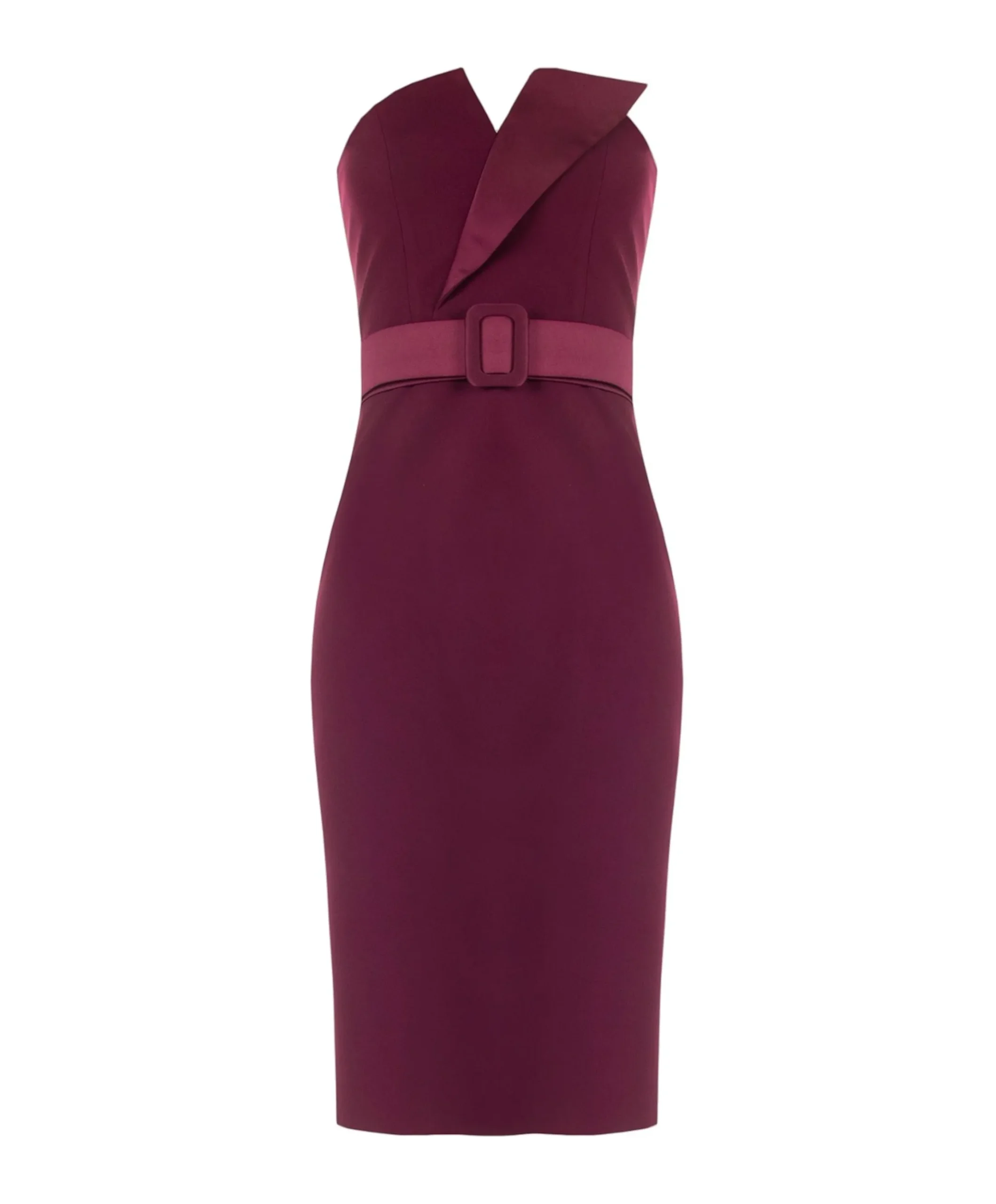 Dames jurk bordeaux