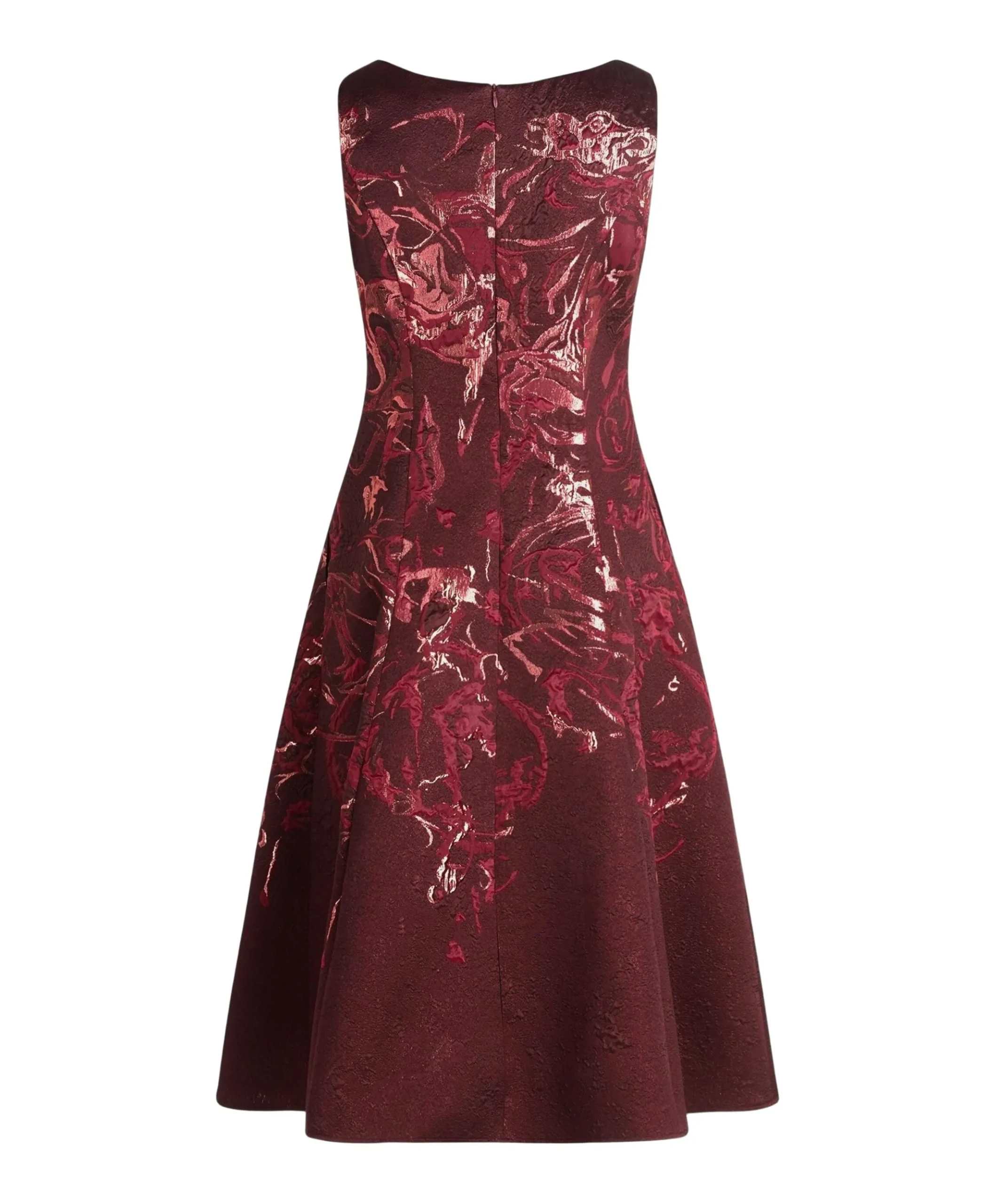 Dames jurk bordeaux