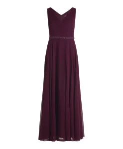 Dames jurk bordeaux
