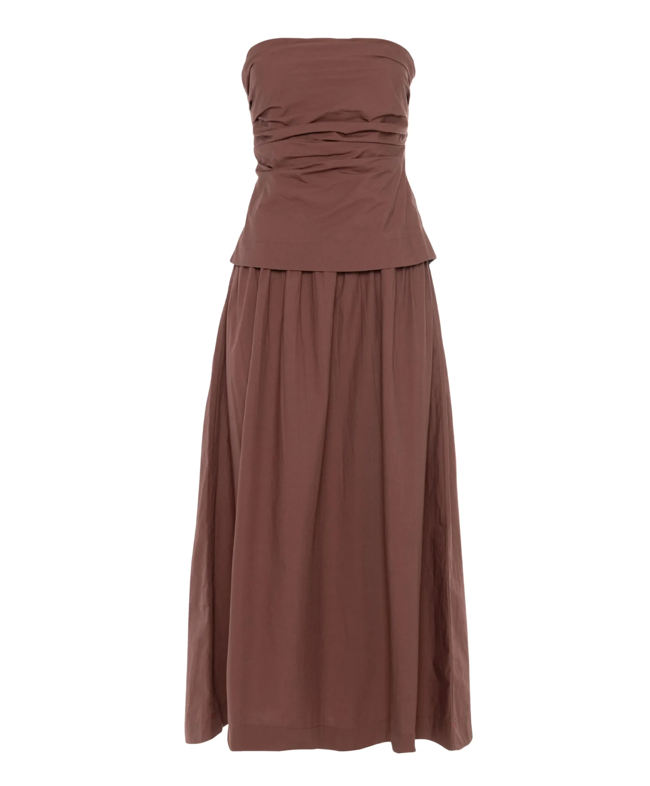 Dames jurk brique