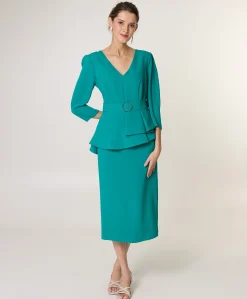 Dames jurk groen