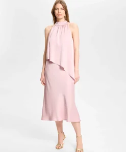 Dames jurk roze