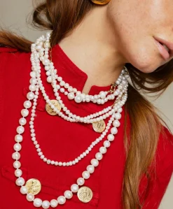 Dames ketting wit