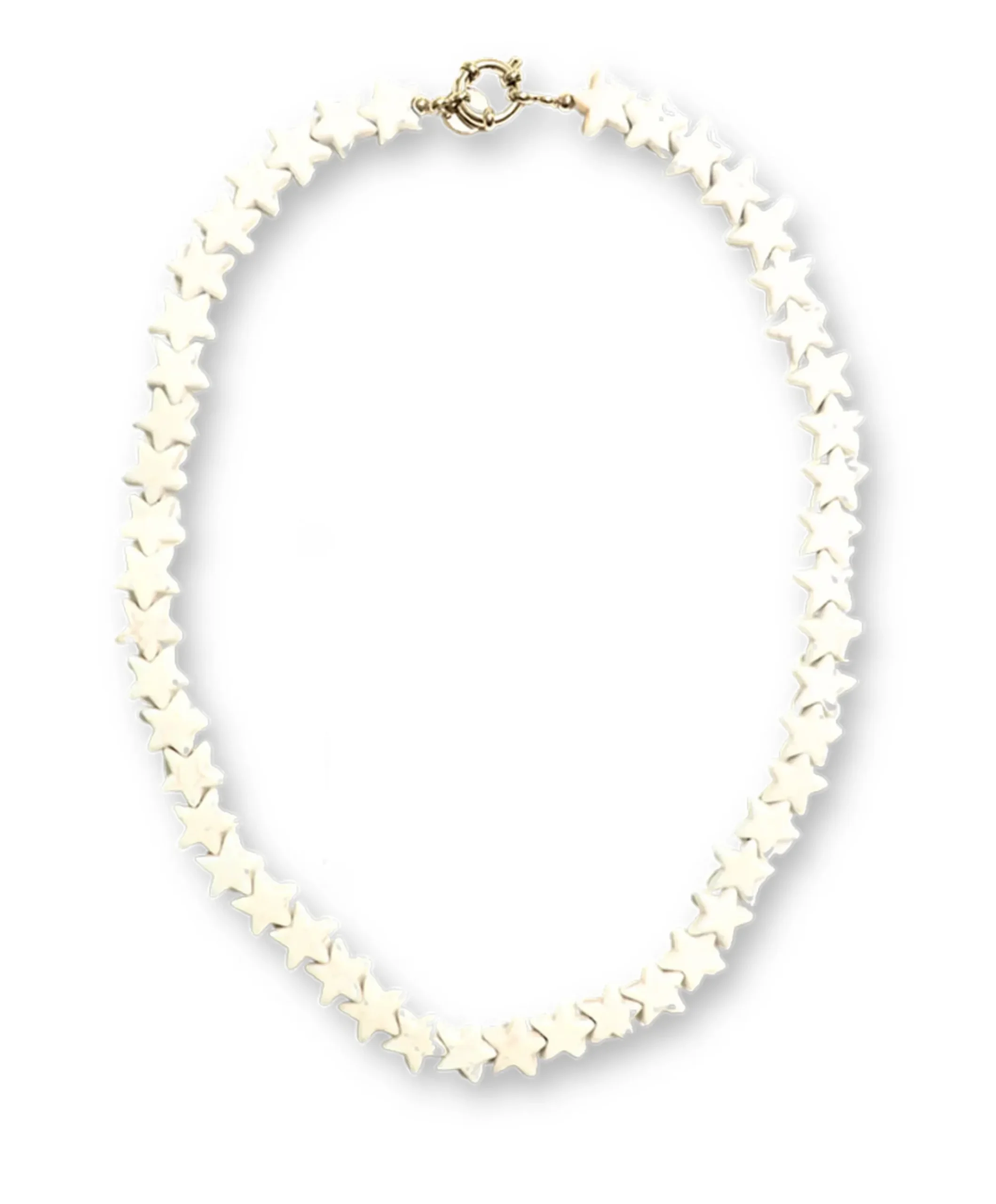 Dames ketting wit
