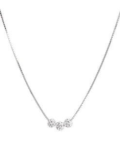 Dames ketting zilver