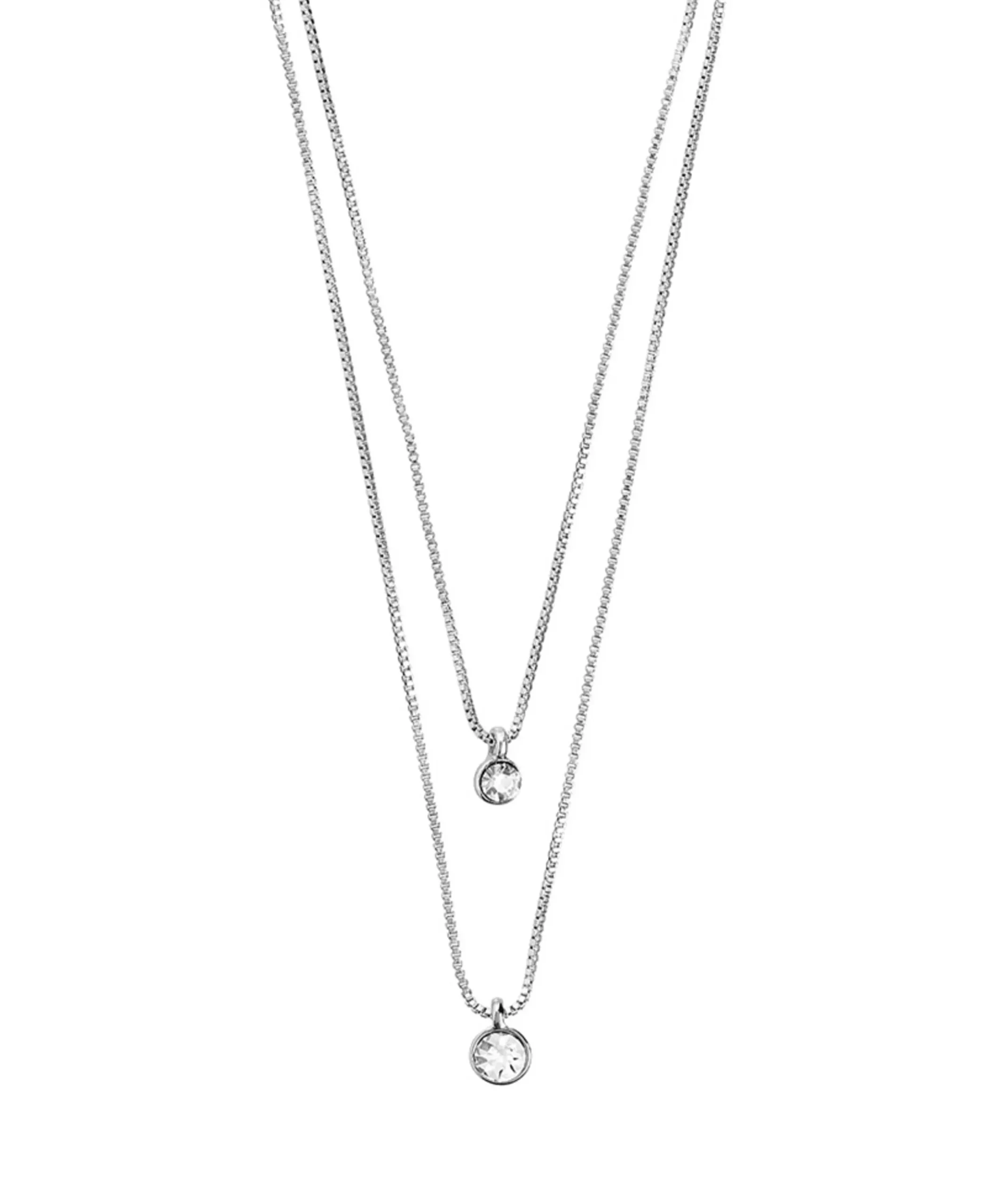 Dames ketting zilver