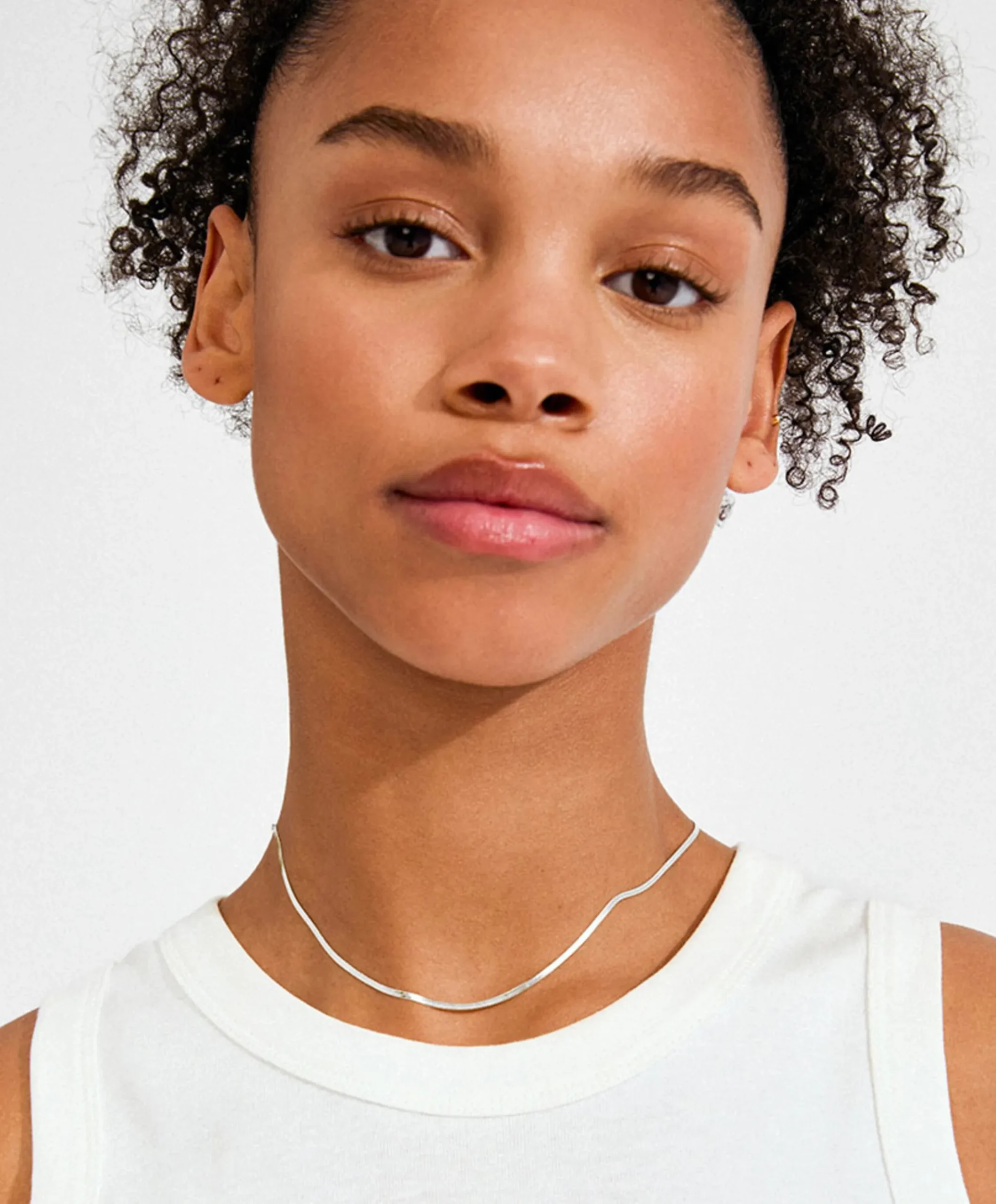 Dames ketting zilver