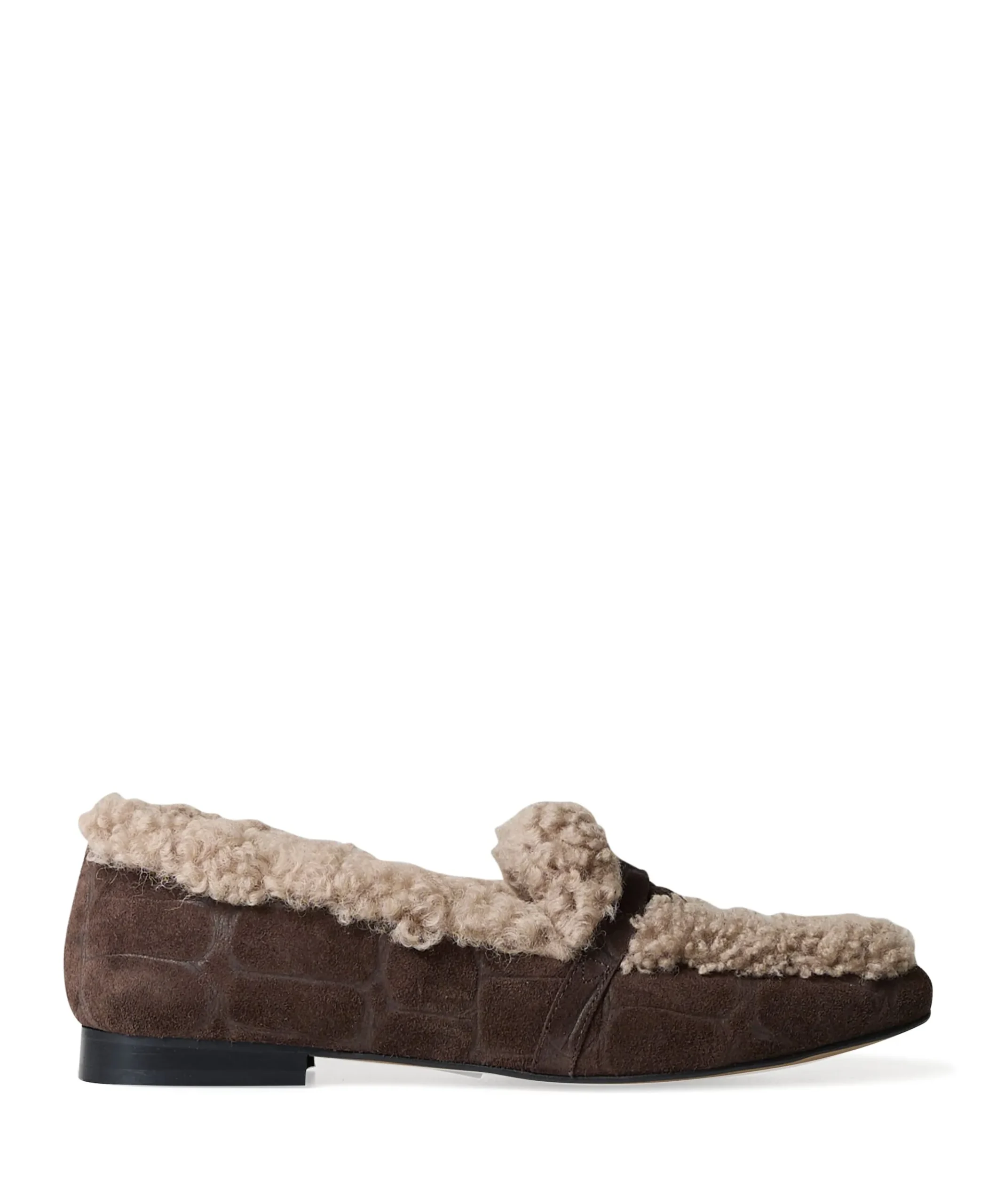 dames loafers bruin