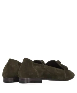 dames loafers groen