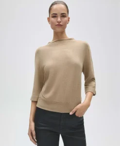 Dames longsleeve beige