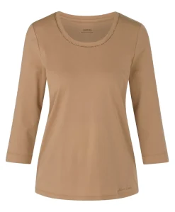 Dames longsleeve beige