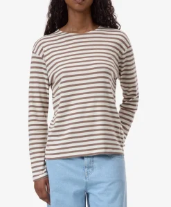 Dames longsleeve beige