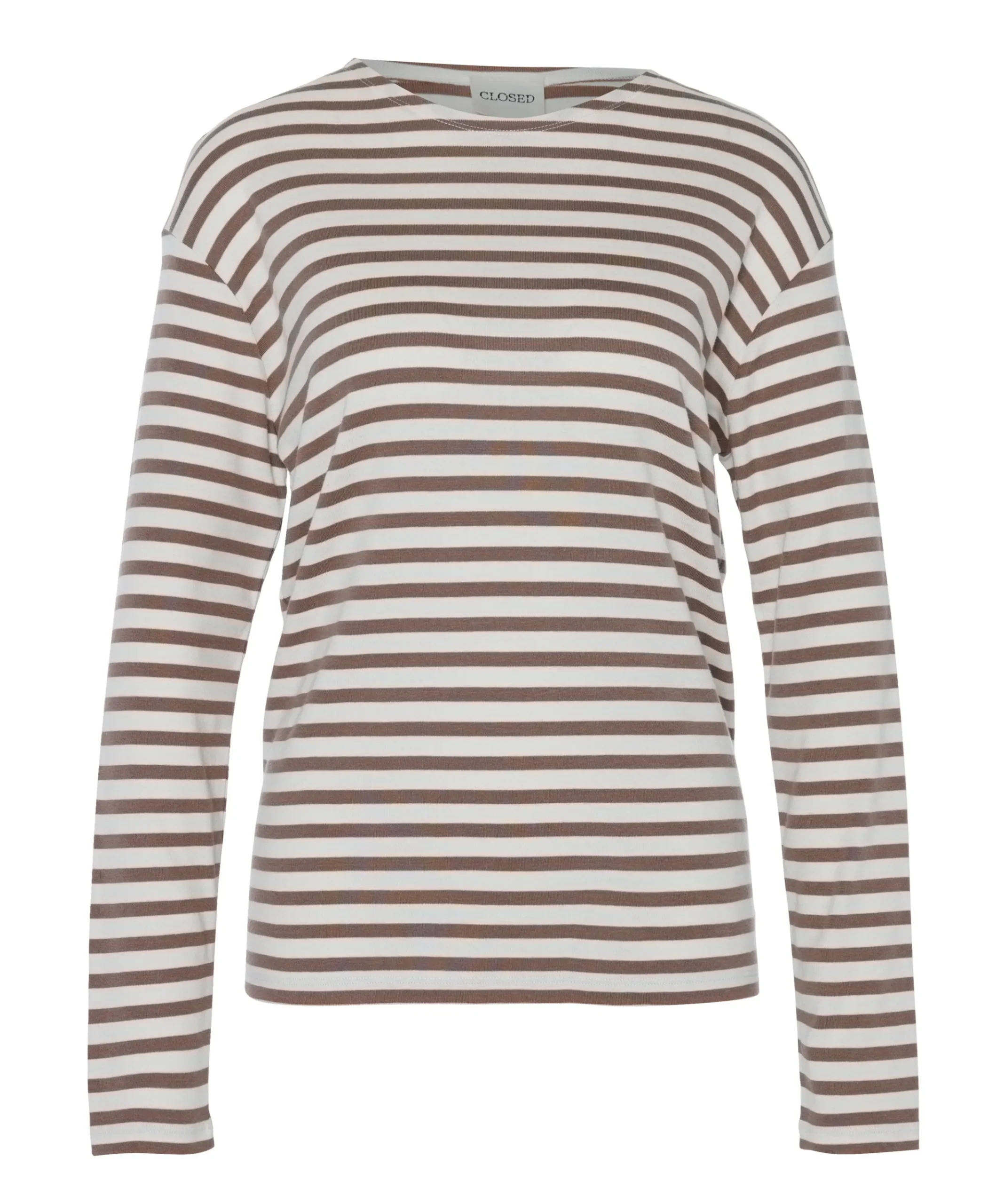 Dames longsleeve beige