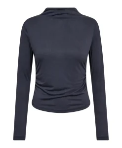 Dames longsleeve blauw