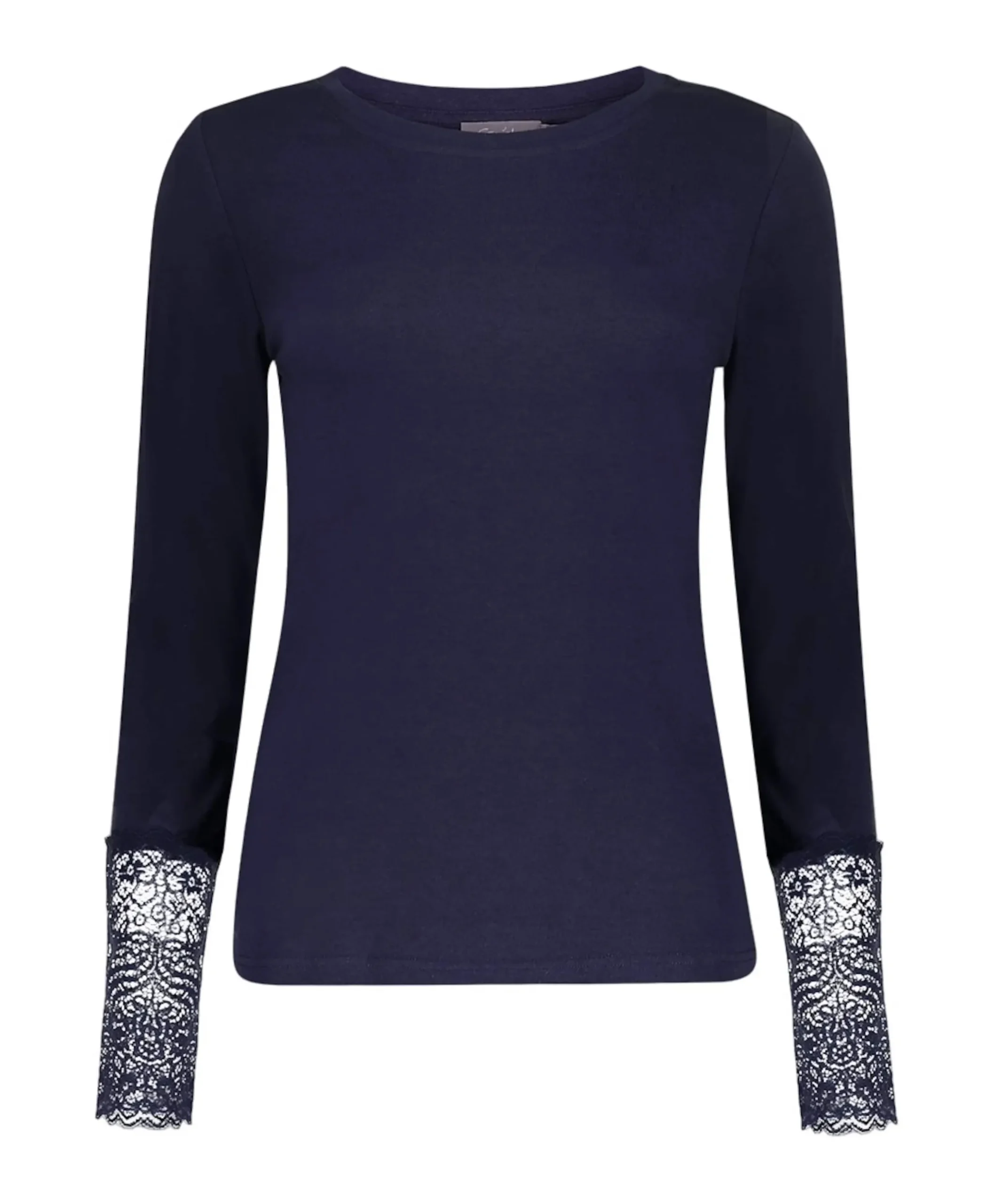 Dames longsleeve blauw