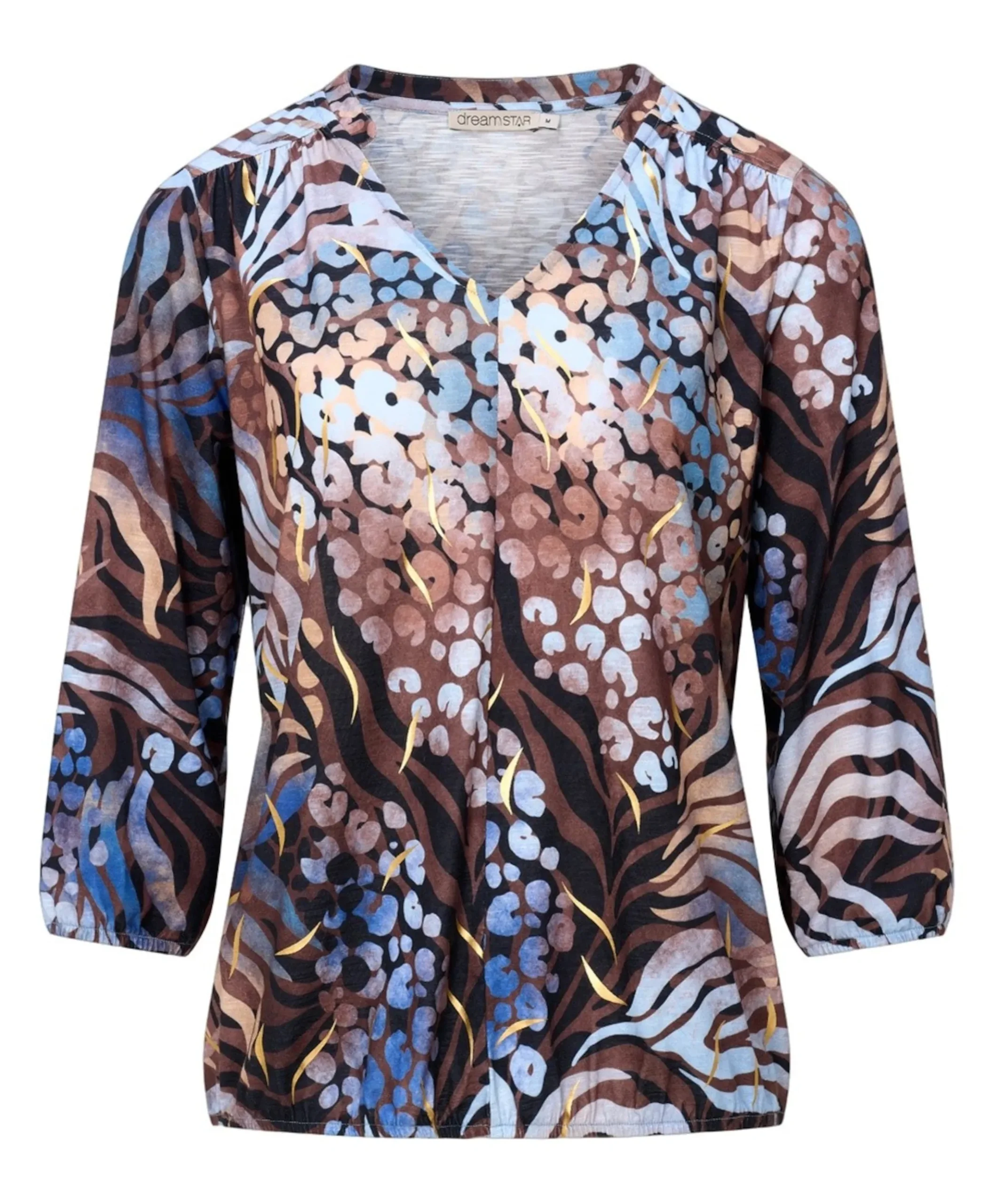 Dames longsleeve blauw