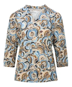 Dames longsleeve blauw