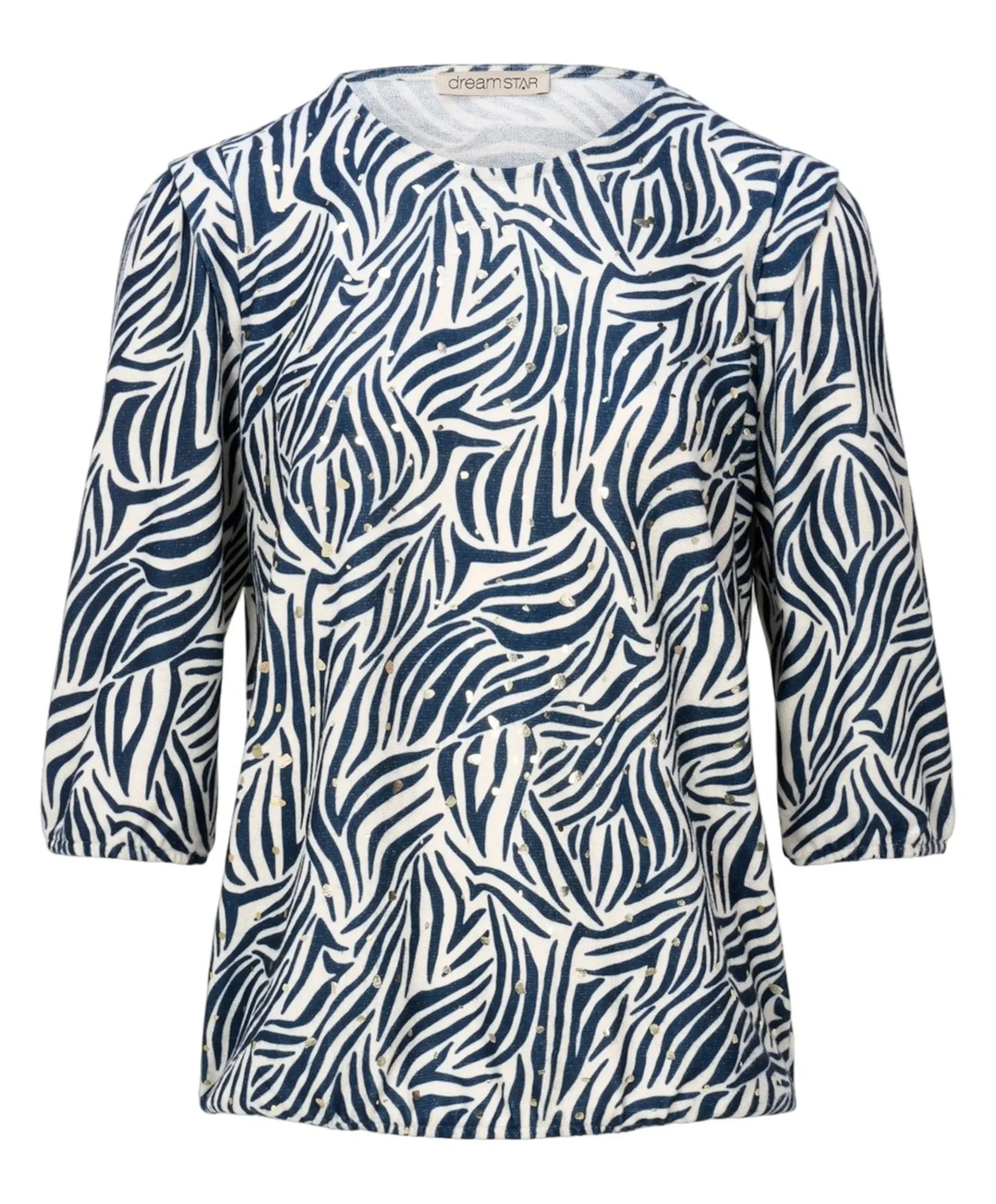 Dames longsleeve blauw