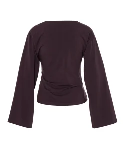 Dames longsleeve bordeaux