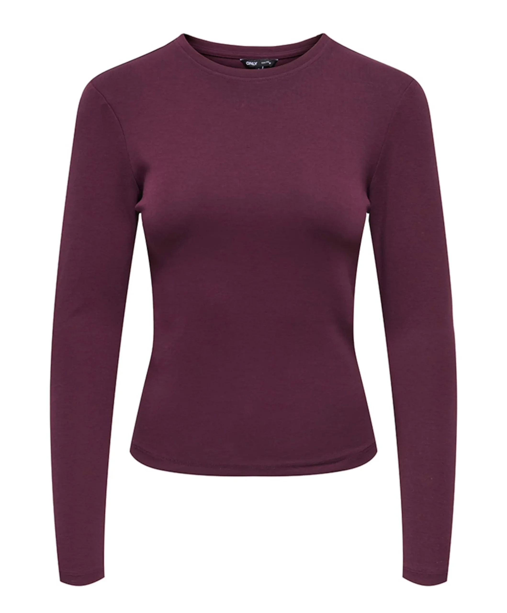 Dames longsleeve bordeaux