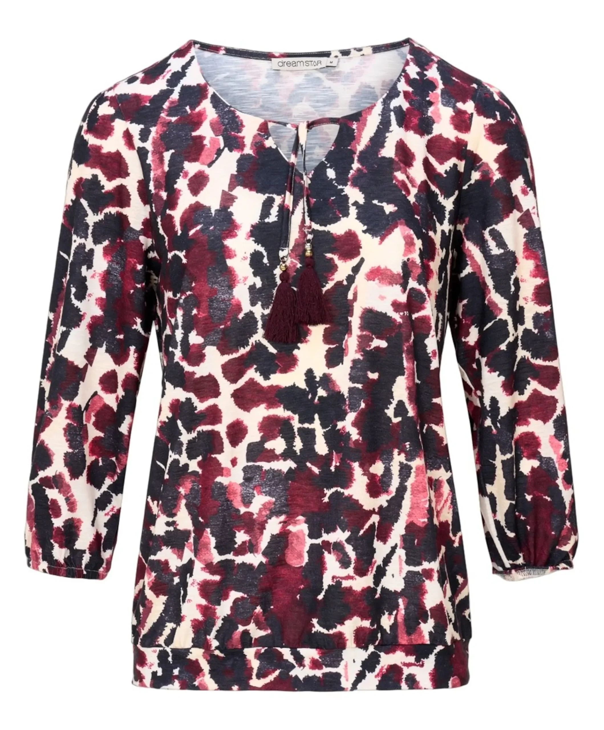 Dames longsleeve bordeaux