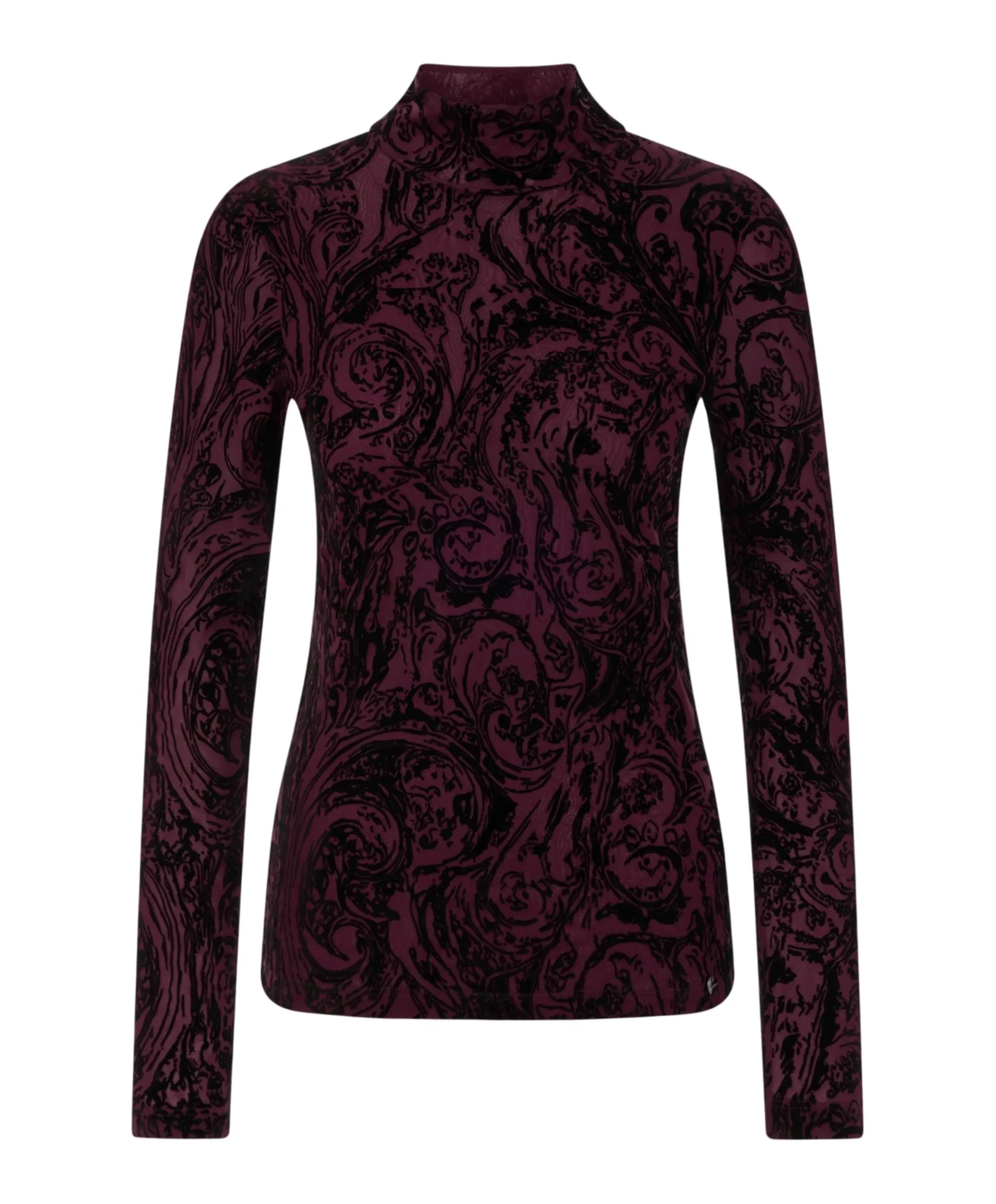 Dames longsleeve bordeaux