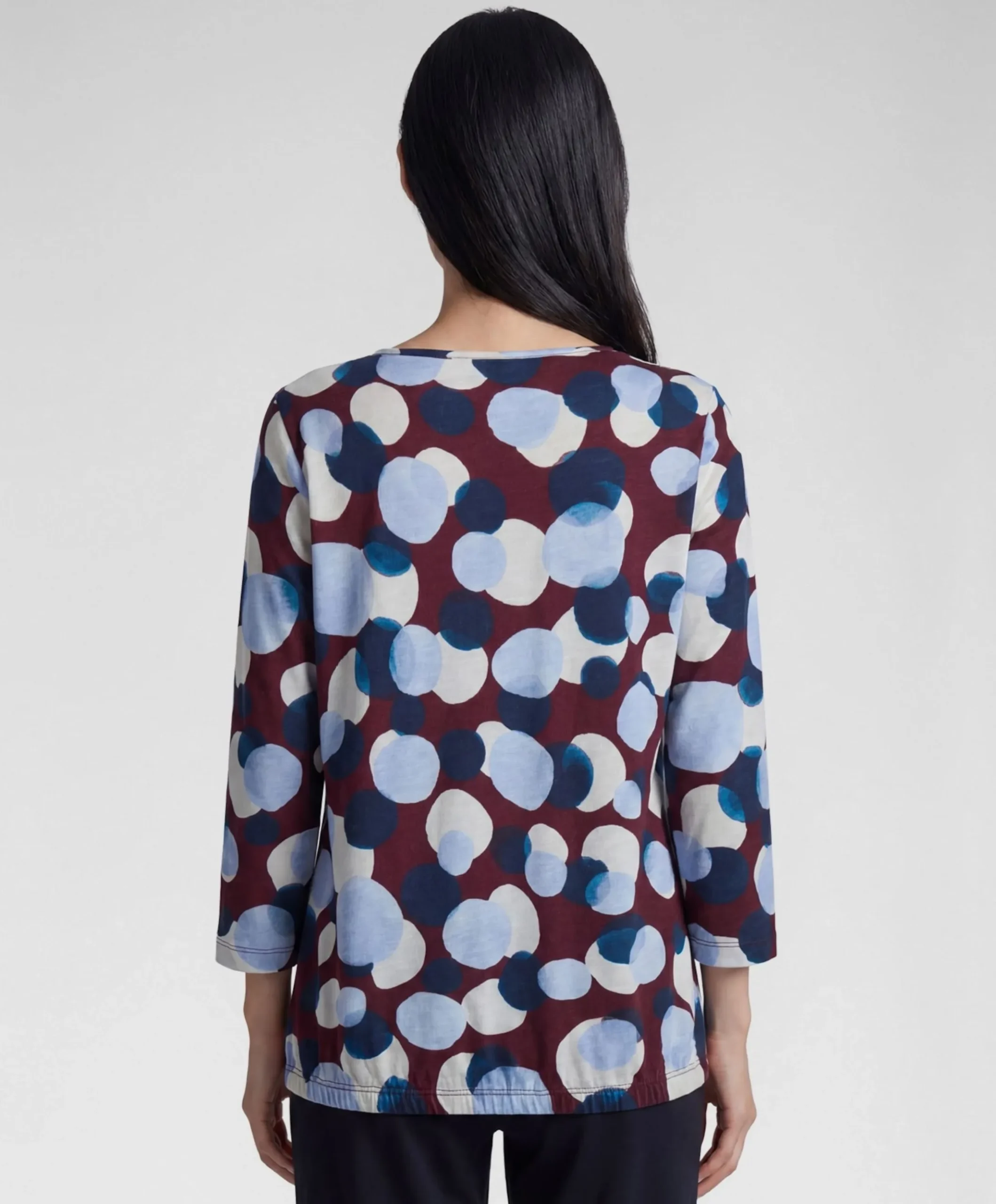Dames longsleeve bordeaux