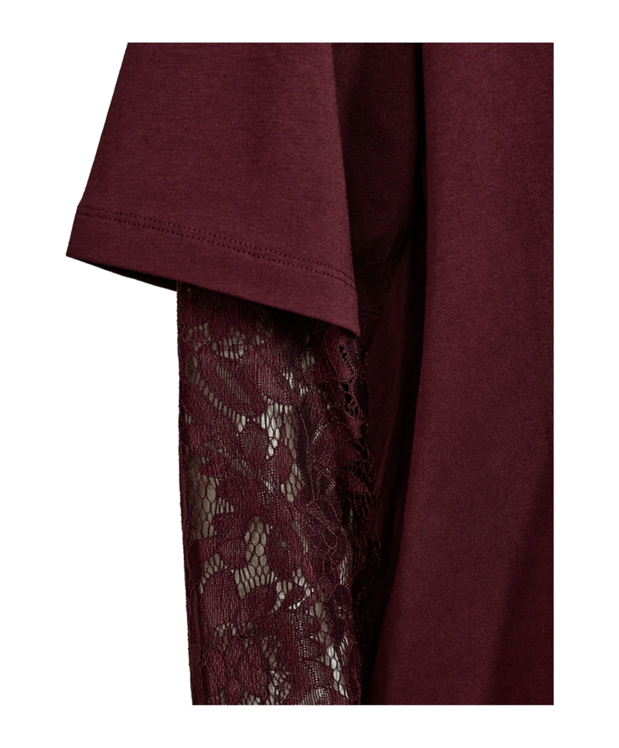 Dames longsleeve bordeaux