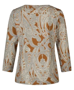 Dames longsleeve bruin