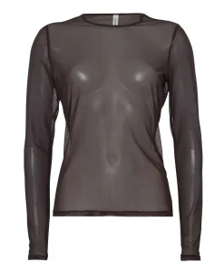 Dames longsleeve bruin