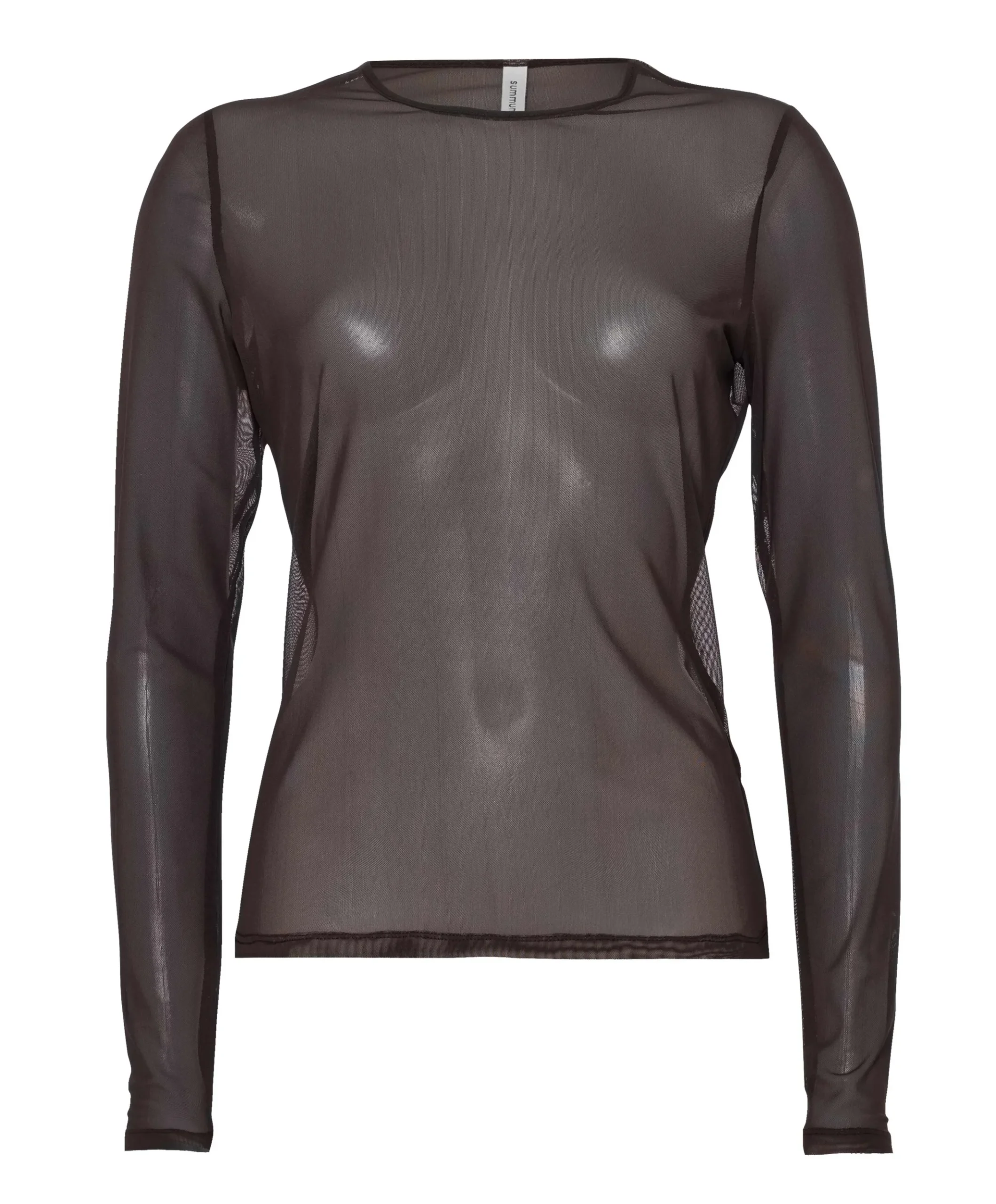 Dames longsleeve bruin