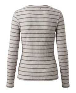 Dames longsleeve bruin