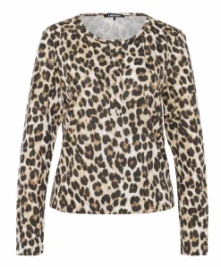 Dames longsleeve bruin