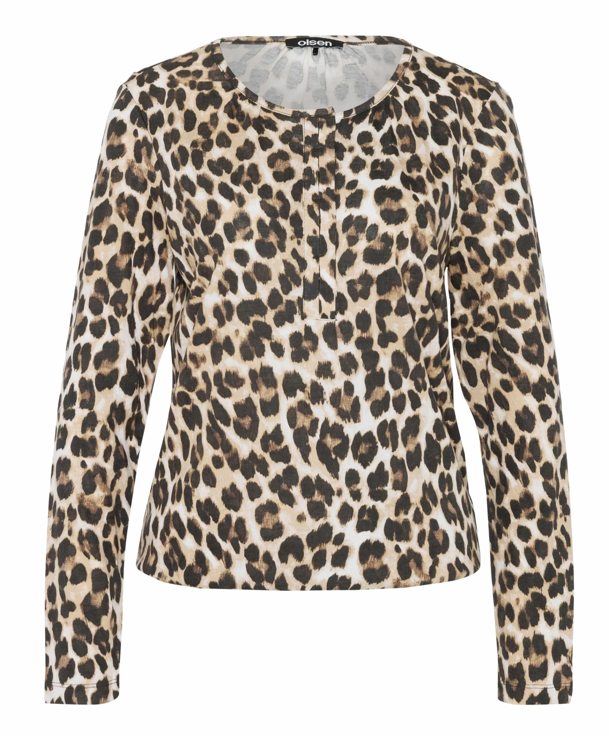Dames longsleeve bruin