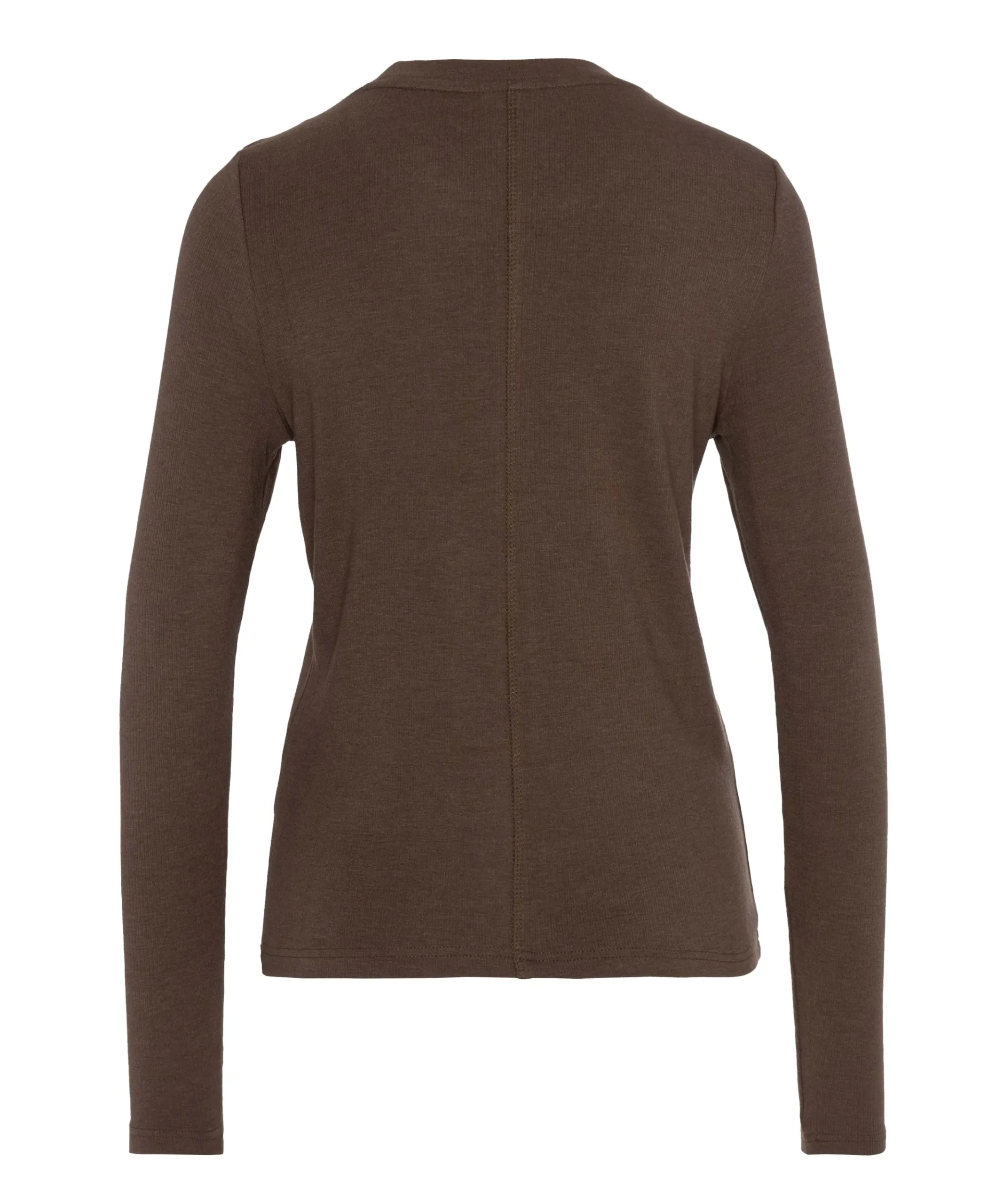 Dames longsleeve bruin