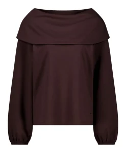 Dames longsleeve bruin