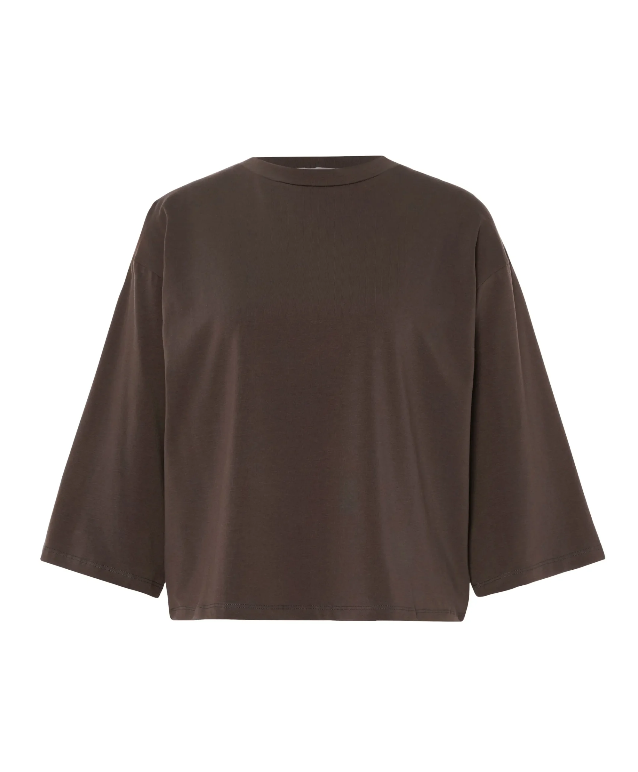 Dames longsleeve bruin
