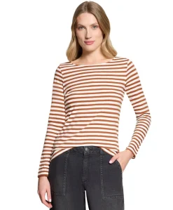Dames longsleeve bruin