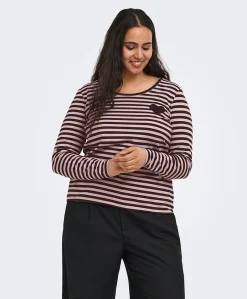 Dames longsleeve bruin