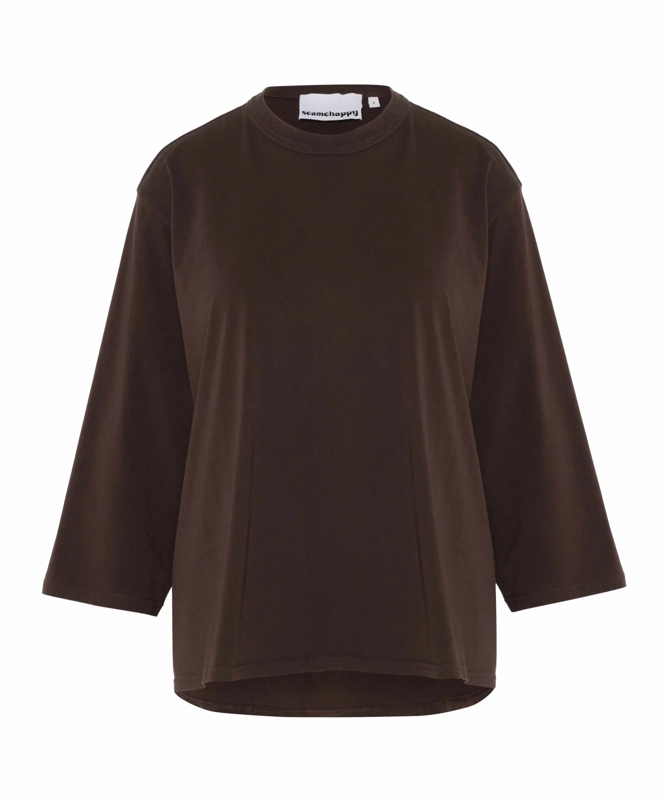 Dames longsleeve bruin
