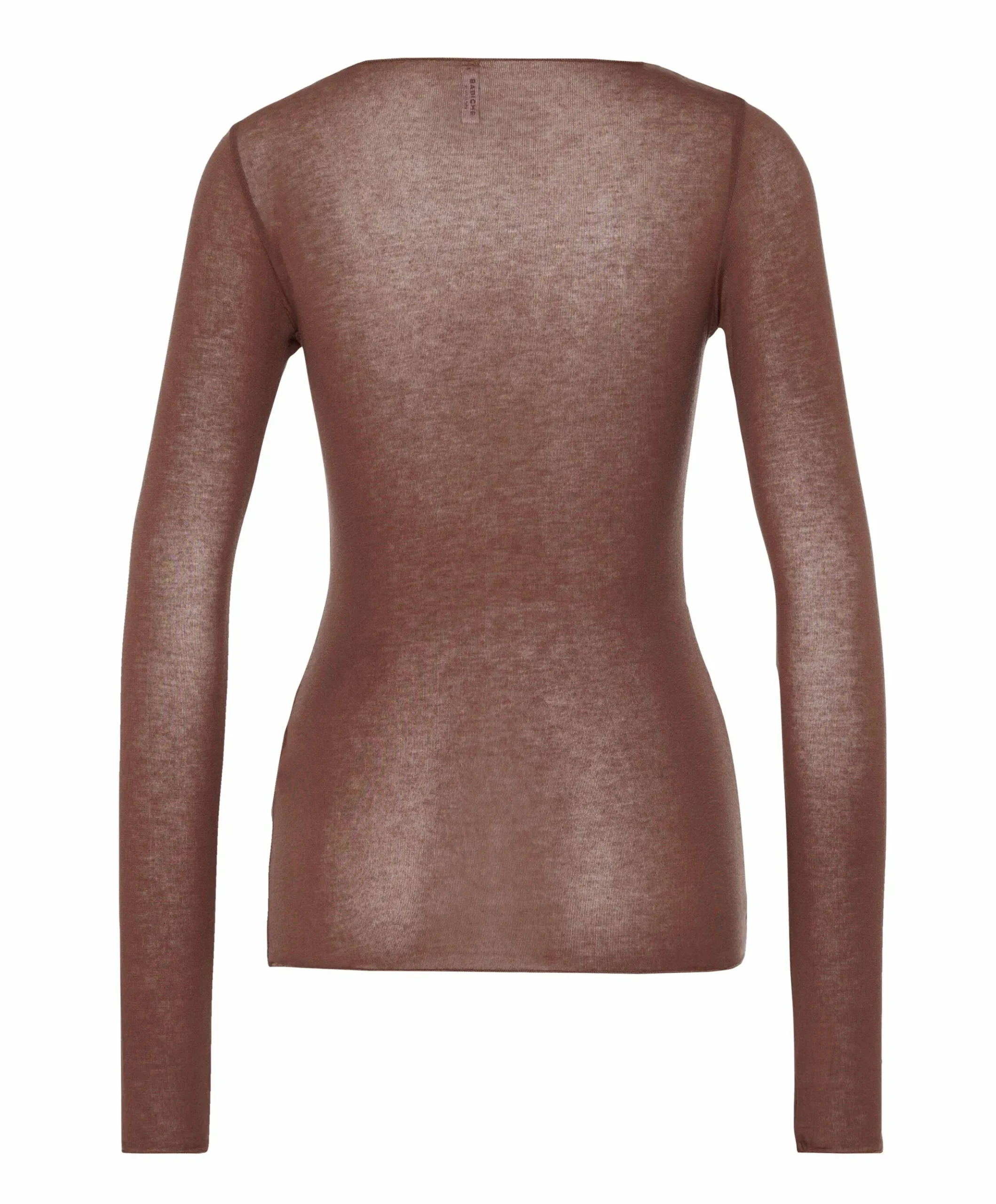 Dames longsleeve bruin