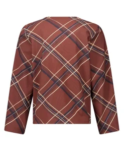 Dames longsleeve bruin