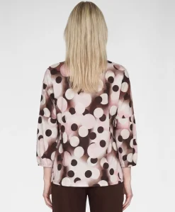 Dames longsleeve bruin