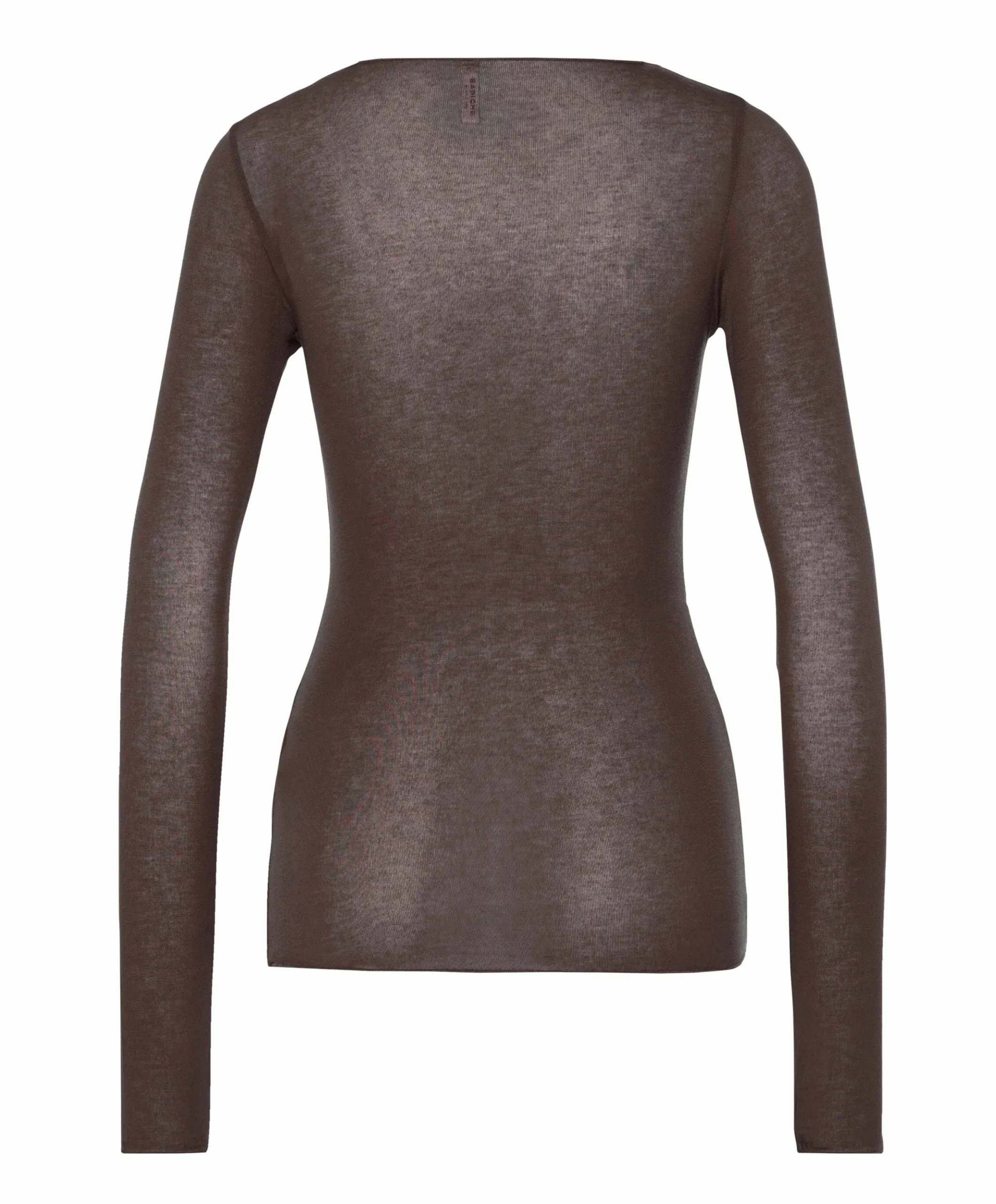 Dames longsleeve bruin