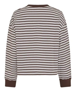 Dames longsleeve bruin