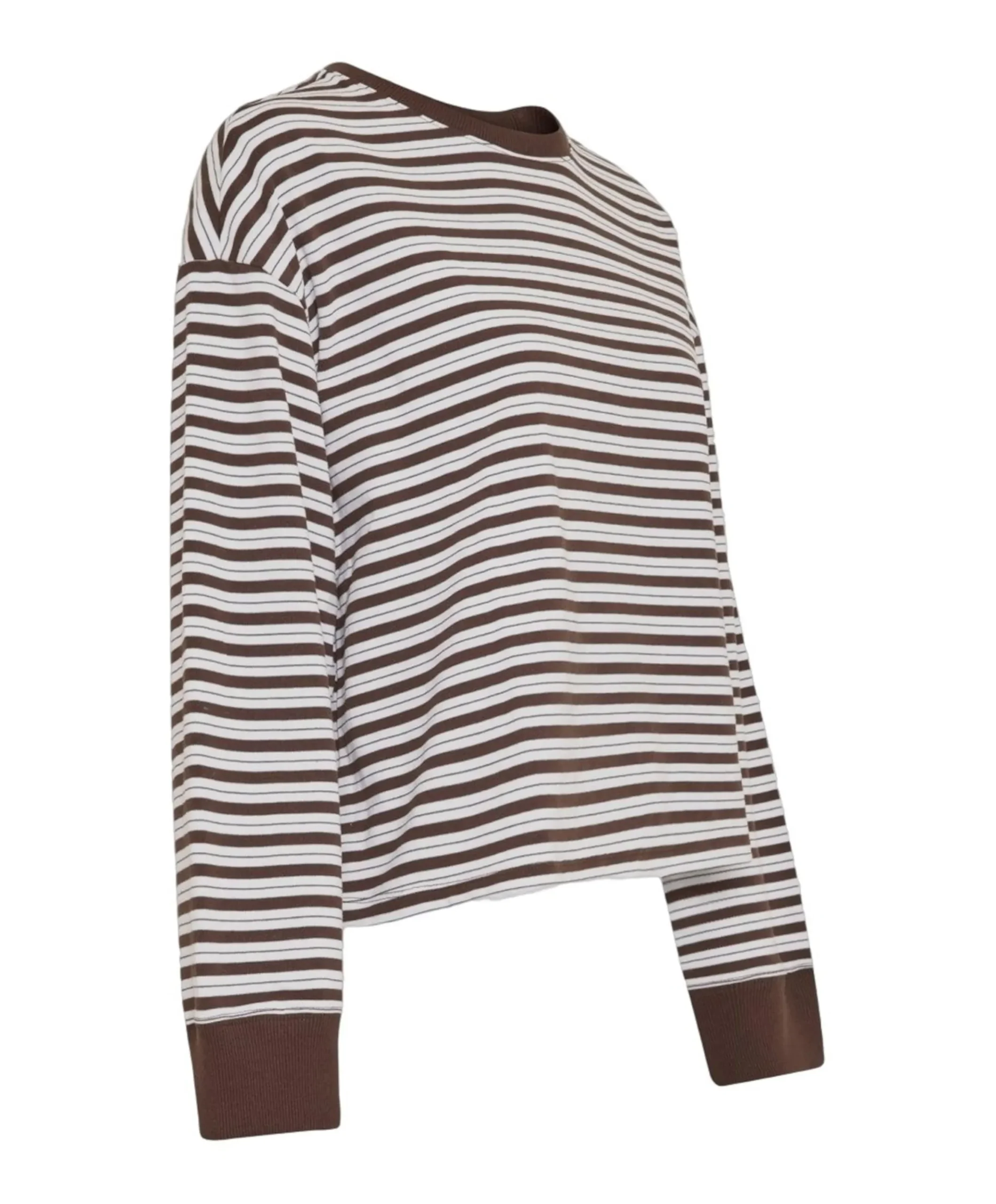 Dames longsleeve bruin